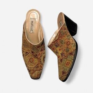 Matisse Multicoloured Tapestry Mules Size 7
